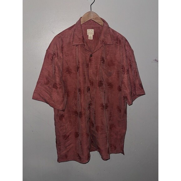 Jos. A. Bank Other - Mens Jos A Bank Modal Poly Blend Floral Short Sleeve Camp Shirt Sz XXL